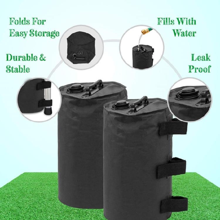 Zelt Wassersack PVC Überdachung Verstärkter Wassersack Halterung Befestigt Sandsack Outdoor Zelt Befestigter Wassersack Beintasche