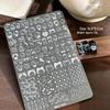 Nail Art Stamping Plates - Star, Polka Dot, Lines, Grid Lace Textures