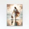 Jesus Christus Leinwand Postres Christliches Jesus Porträt Wandkunst Druck Poster Ich werde mit Christus gehen LDS Bibelvers Geschenk Poster