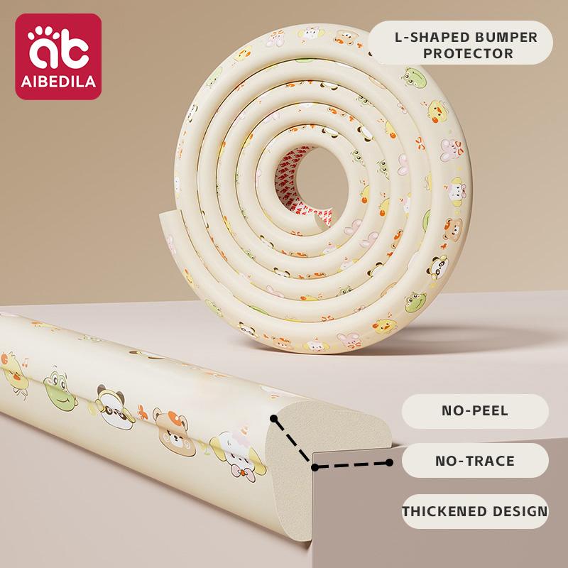 Child Bumper Strips Cute Cartoon Baby Designs Corner Edge Protective Bumper Baby Safety Corner Protector Furniture Corners Strip