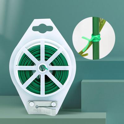 Flower Twist Tie High Toughness Flame Retardant Iron Wire Garden Cable Ties Power Wire Loop Tape for Home