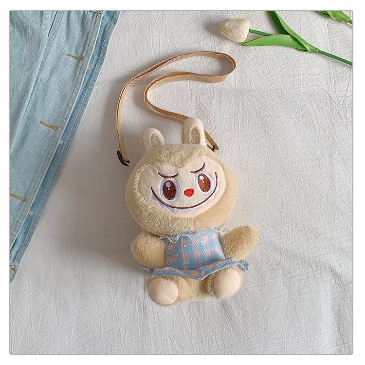 Bubble Rabbit Plush Cartoon Backpack - Cute Crossbody Gift for Girls
