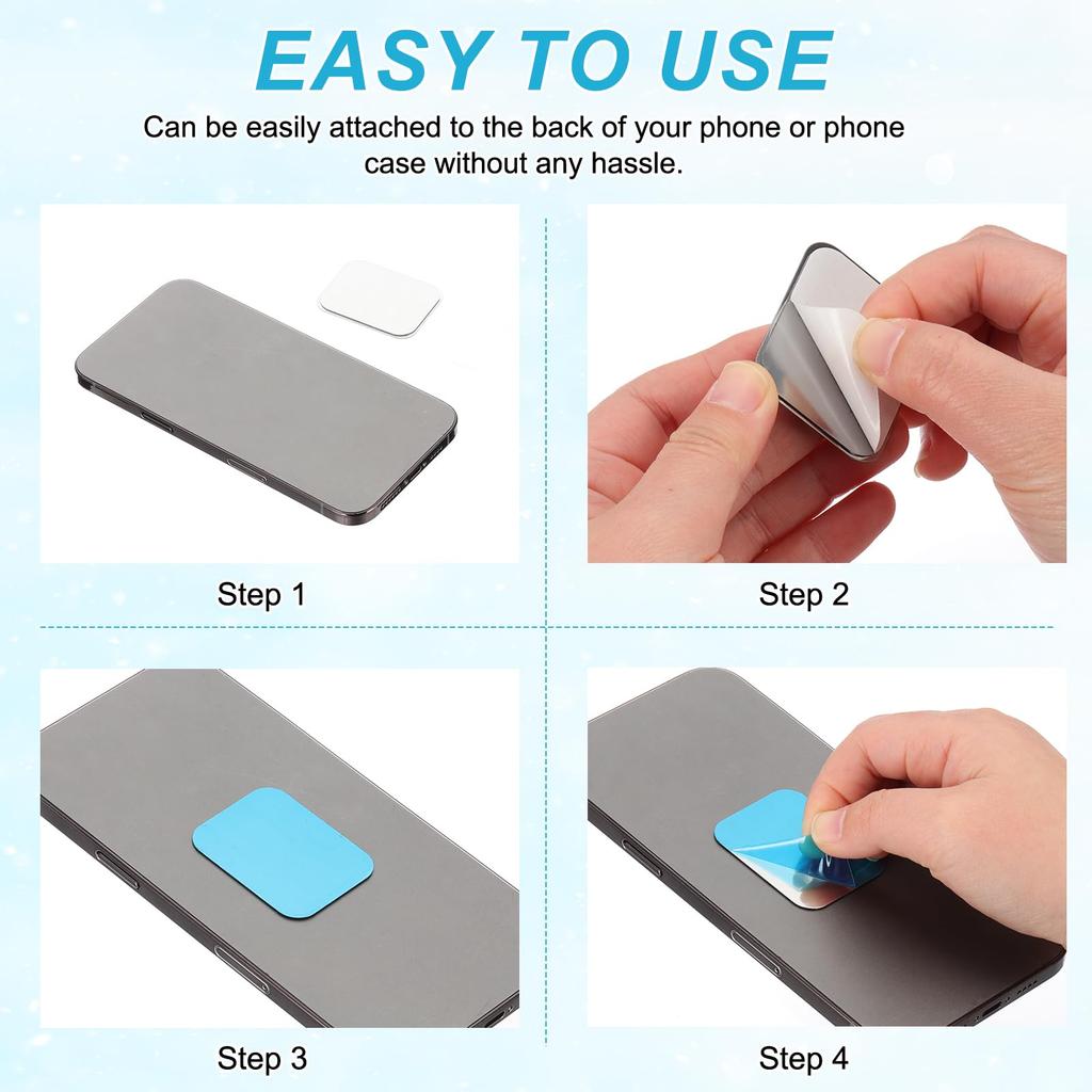 PATIKIL 15 Pieces Steel Plate 30mm X 60mm Rectangle Strong