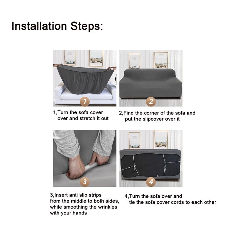 All-Inclusive-Sofabezug Four Seasons Universal Elastic Sofakissen Mode Einfacher Universalbezug