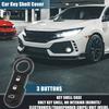 X Autohaux Car 3 Buttons Remote Key Case ert Rubber Pad Keypad Shell Cover Tools for Fiat 500 500X 500L 2007- Accessories