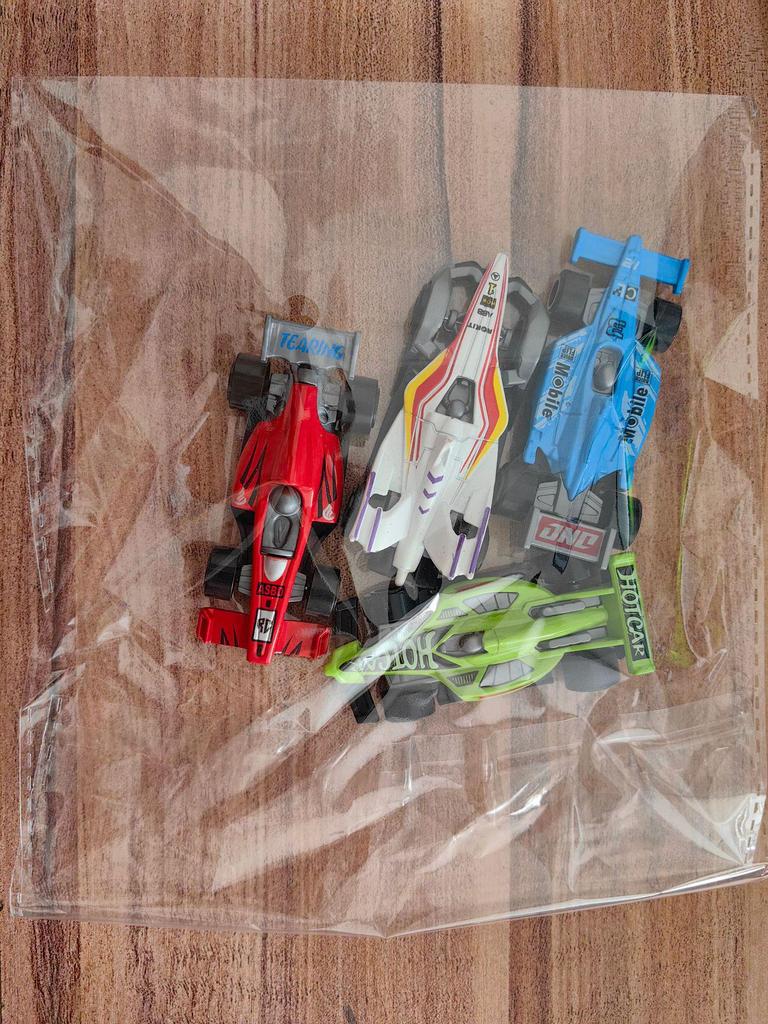 Kindergarten Back-to-School Toy: Pull-Back Car Set - Engineering & Military Vehicles in Individual Packaging