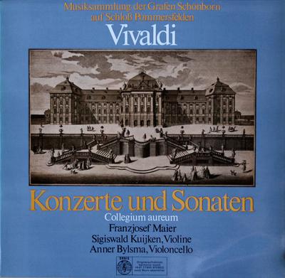 LP Record COLLEGIUM AUREUM  Vivaldi Konzerte Und Sonaten 77895 Orbis Germany Classical Used