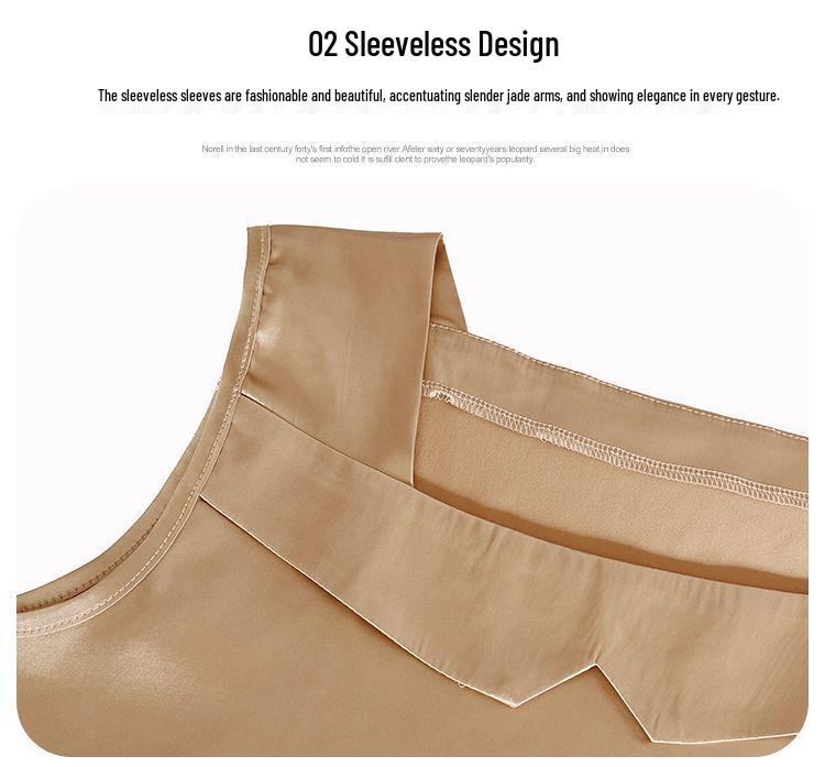 Plus Size Satin Camisole - New Summer Style Sleeveless Outerwear & Innerwear Top for Women