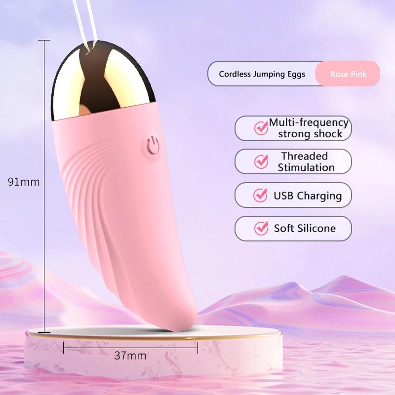Wireless Remote Control G Spot Vibrator for Women Bullet Eggs Clitoris Stimulator Kegel Ball Sex Toys for Women Masturbators 18+