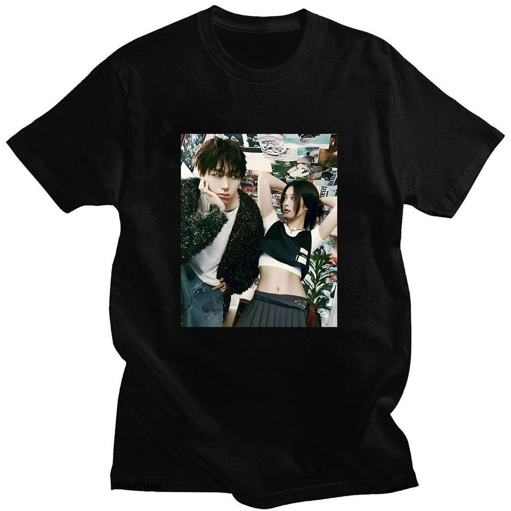 SPOT! Zico Jennie T-shirts Cotton High Quality Women Men Tee-shirt Korean Fashion Summer Comfortable Tshirts Roupas Femininas