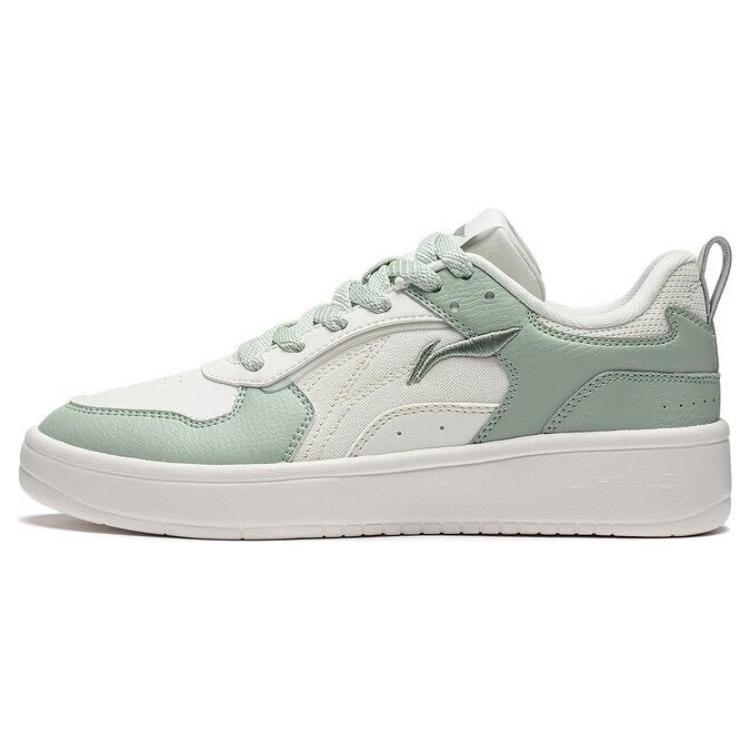 

Li Ning Wheat Age Slip Resistant, Abrasion Resistant, Breathable, Height Increasing Low top Skateboard Shoes Women s AGCT148-1 35.5