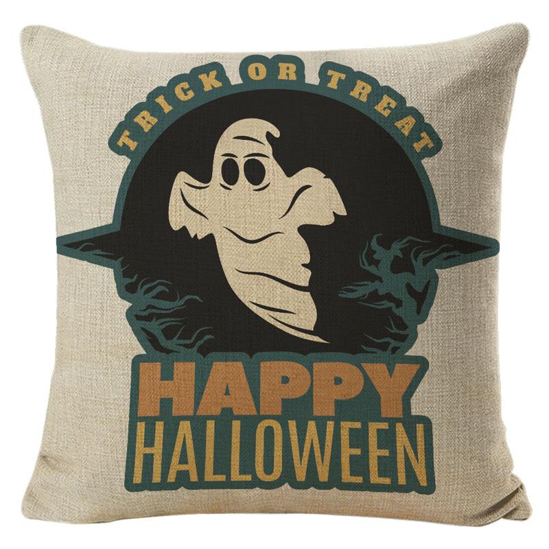 Halloween Pillowcase Set Cushion Office Lumbar Backrest Home Office Sofa Cushion Cover
