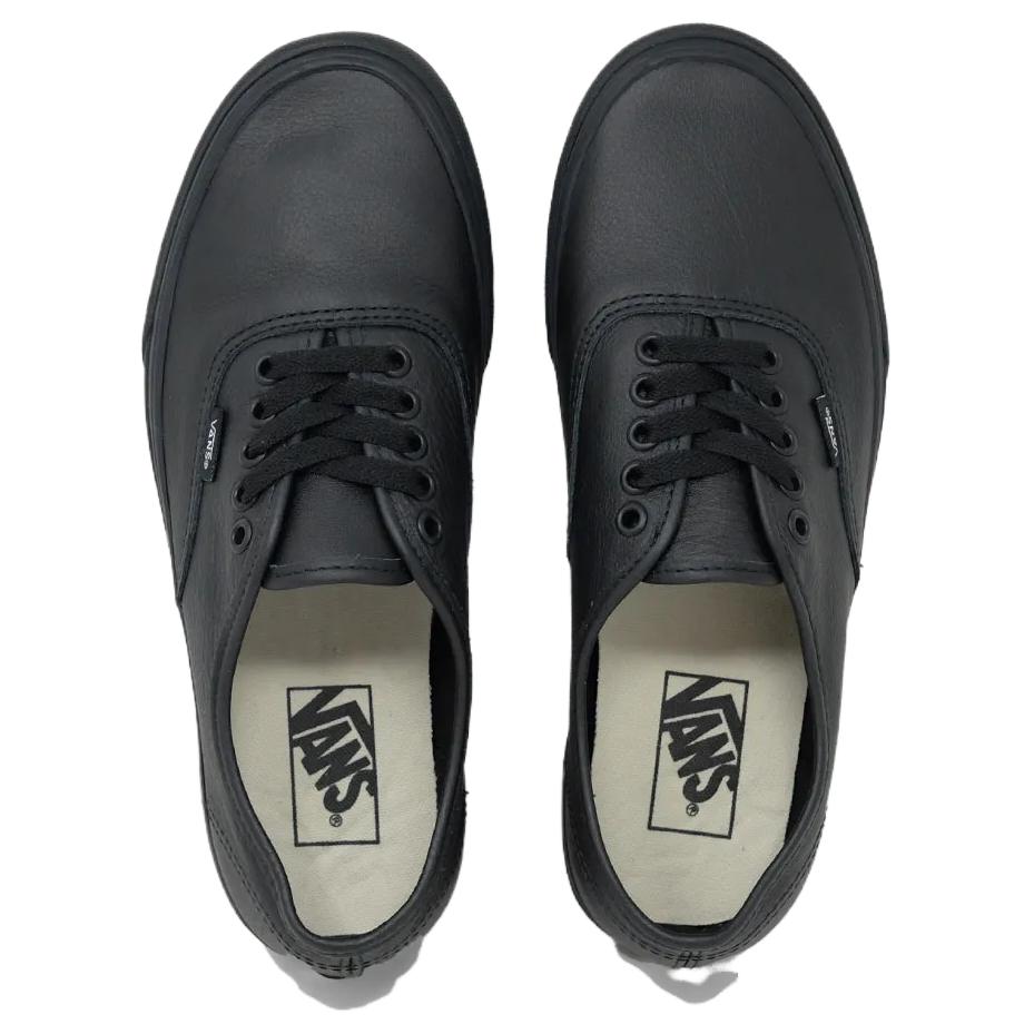 Vans Echtes Leder Triple Black Herren Sneaker VN000JRAL3B