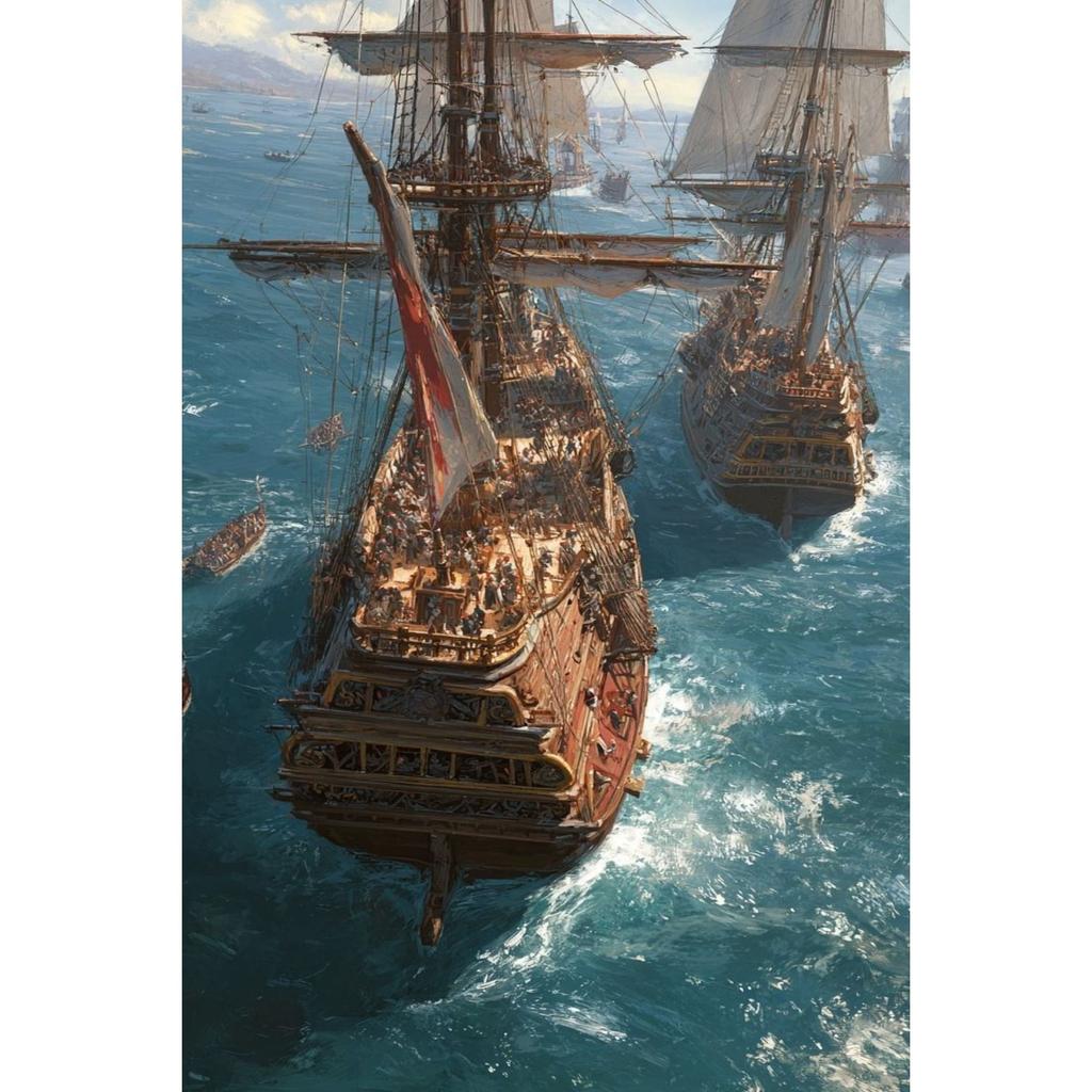 Vintage Nautical Metal Wall Art, Old Sailing Ship Pirate Decor, Home Wall Decor