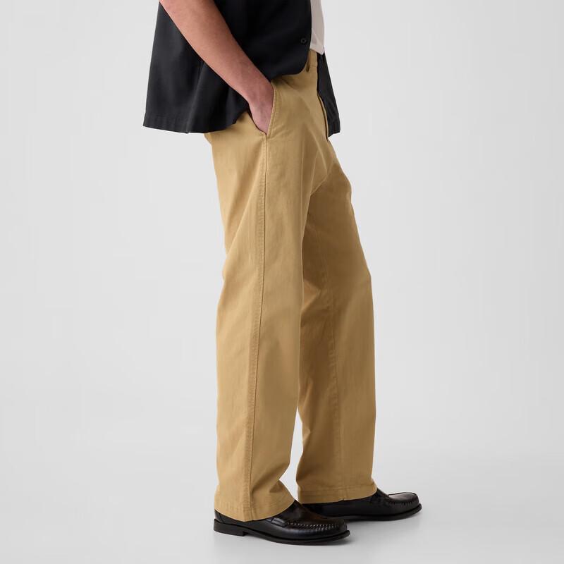 Gap Men's 2025 Spring Loose Fit Casual Khaki Pants