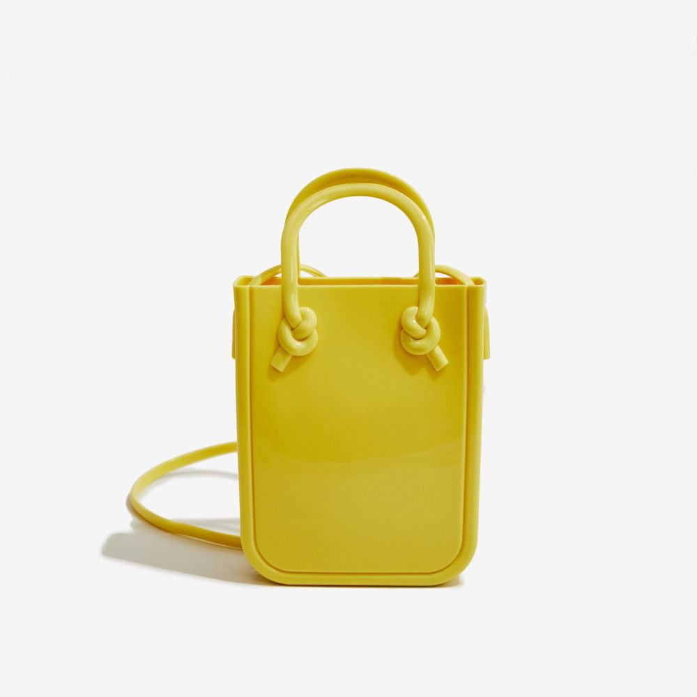 Leisure PVC Shoulder Bag Simple Mini Messenger Bag Fashion Storage Bag Mobile Phone Bag  Vacation