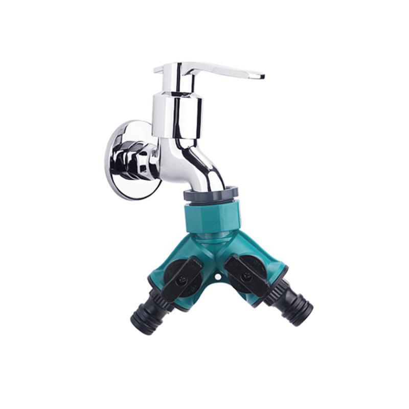 Washing Machine Faucet Connector Removable Controller Switch Distributor One-two-way Valve Plastic Water Splitter Garden Tools