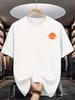 Vintage Minimal Sunset Horizon Print Mens 100 Cotton Tshirt Small Chest Nature Landscape Short Sleeve Casual Street Fashion Ts