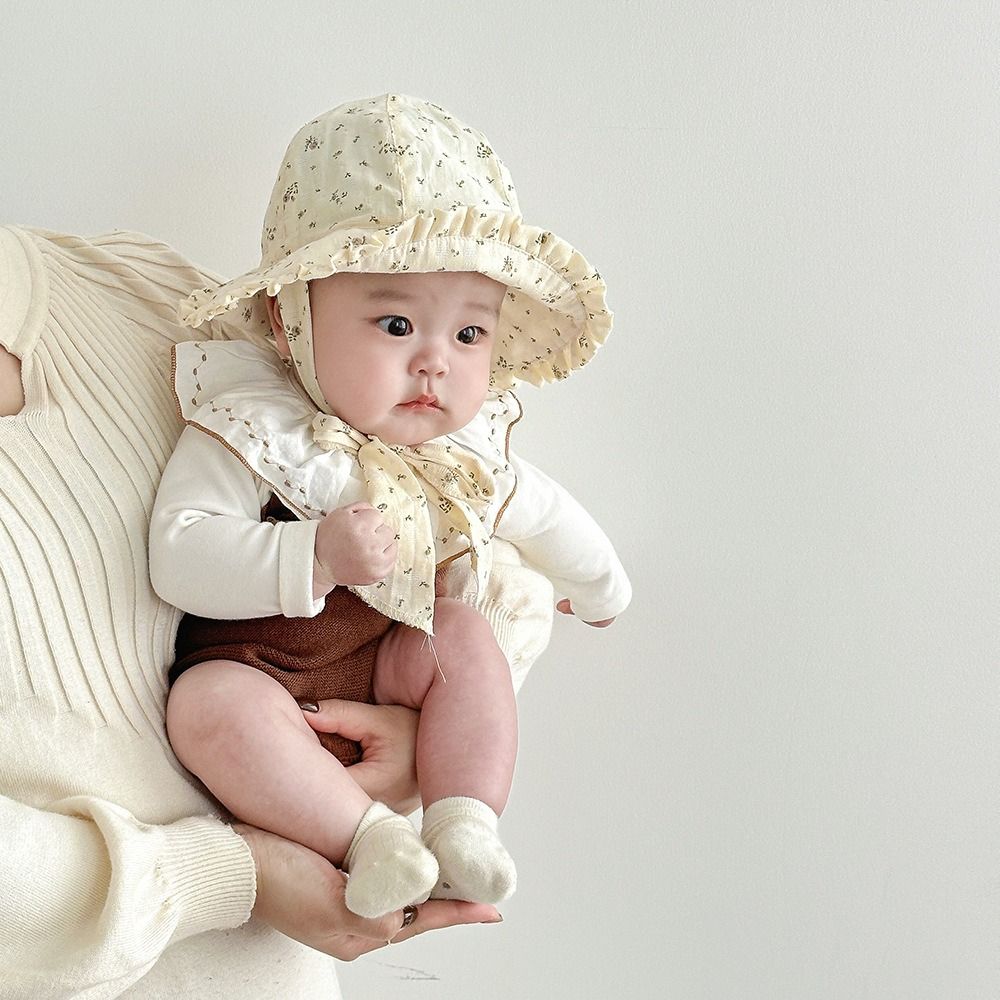 Korean Style Baby Hat Breathable Children Fisherman Hat Sunshade Hat Summer Kid Sun Cap  Girls