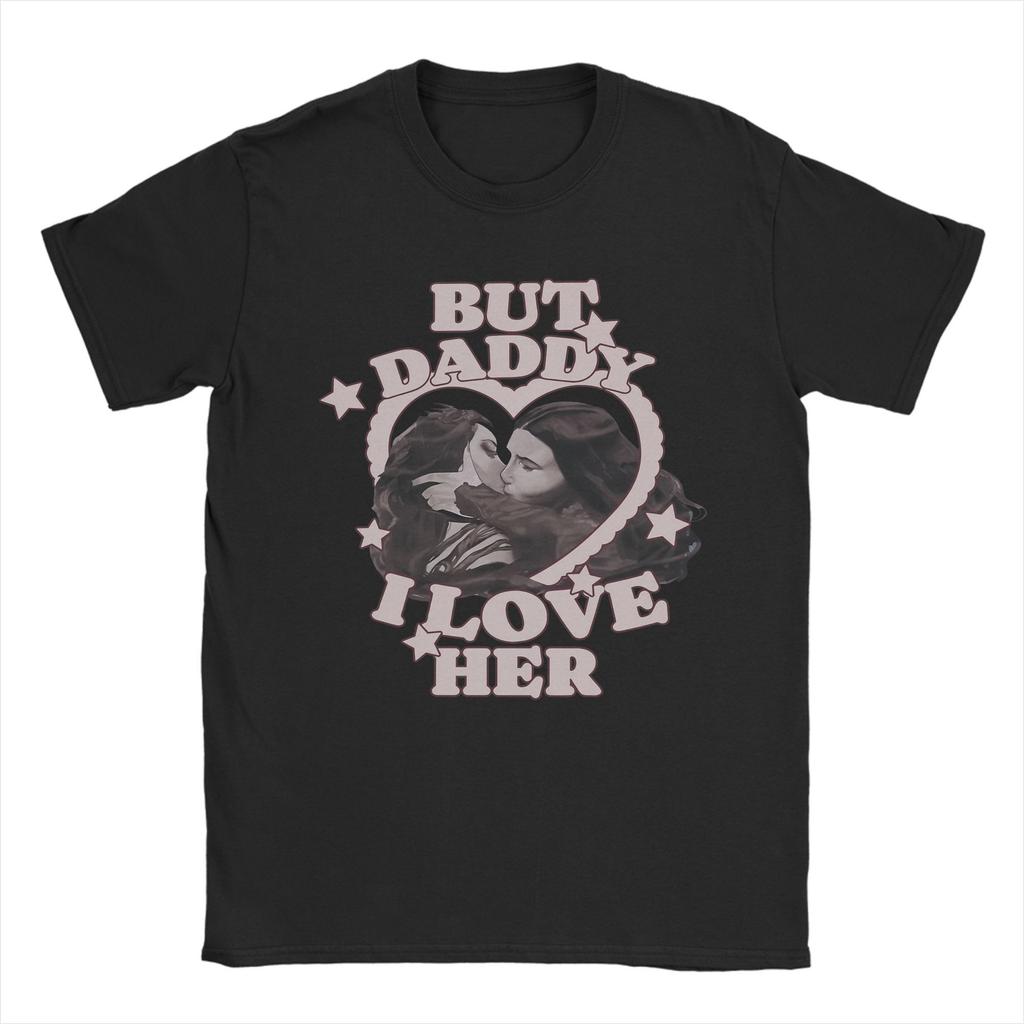 But Daddy I Love Her Aubrey Plaza Green Witch T Shirt Unisex 100 Cotton Novelty TShirt O Neck Tee Shirt Short Sleeve Clothing