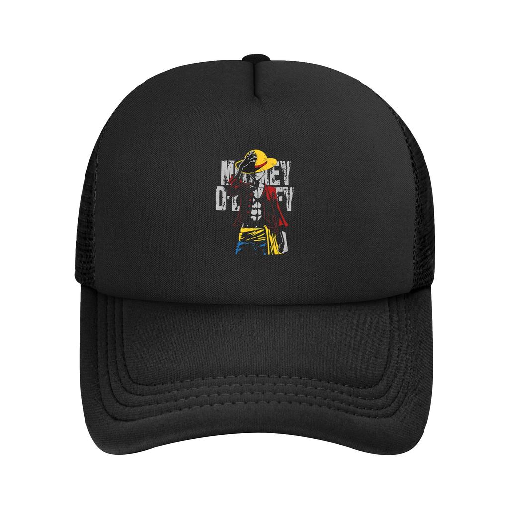 Unisex Women Zoro Wanted onepieces Trucker Hats Outdoor Mesh Baseball Cap Polyester Hats Adjustable Sun Caps Summer