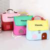 Large Capacity Handheld Cosmetic Case Kawaii Toiletry Storage Bag Cute Cabin Makeup Bag  Girls