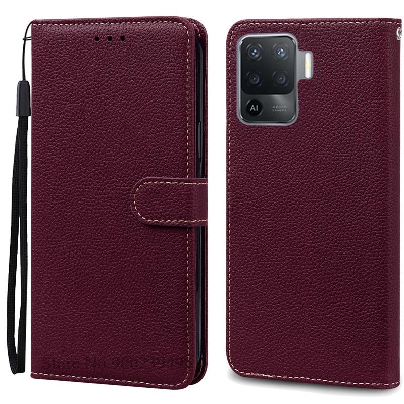 Pouzdro Reno5 Lite Pro OPPO Reno 5 Lite Pouzdro Peněženka Flipový Kryt Pro Reno5 F/Reno5 Z Pouzdro na Telefon Pro Reno 5F 5Z 5lite Kryt Fundas