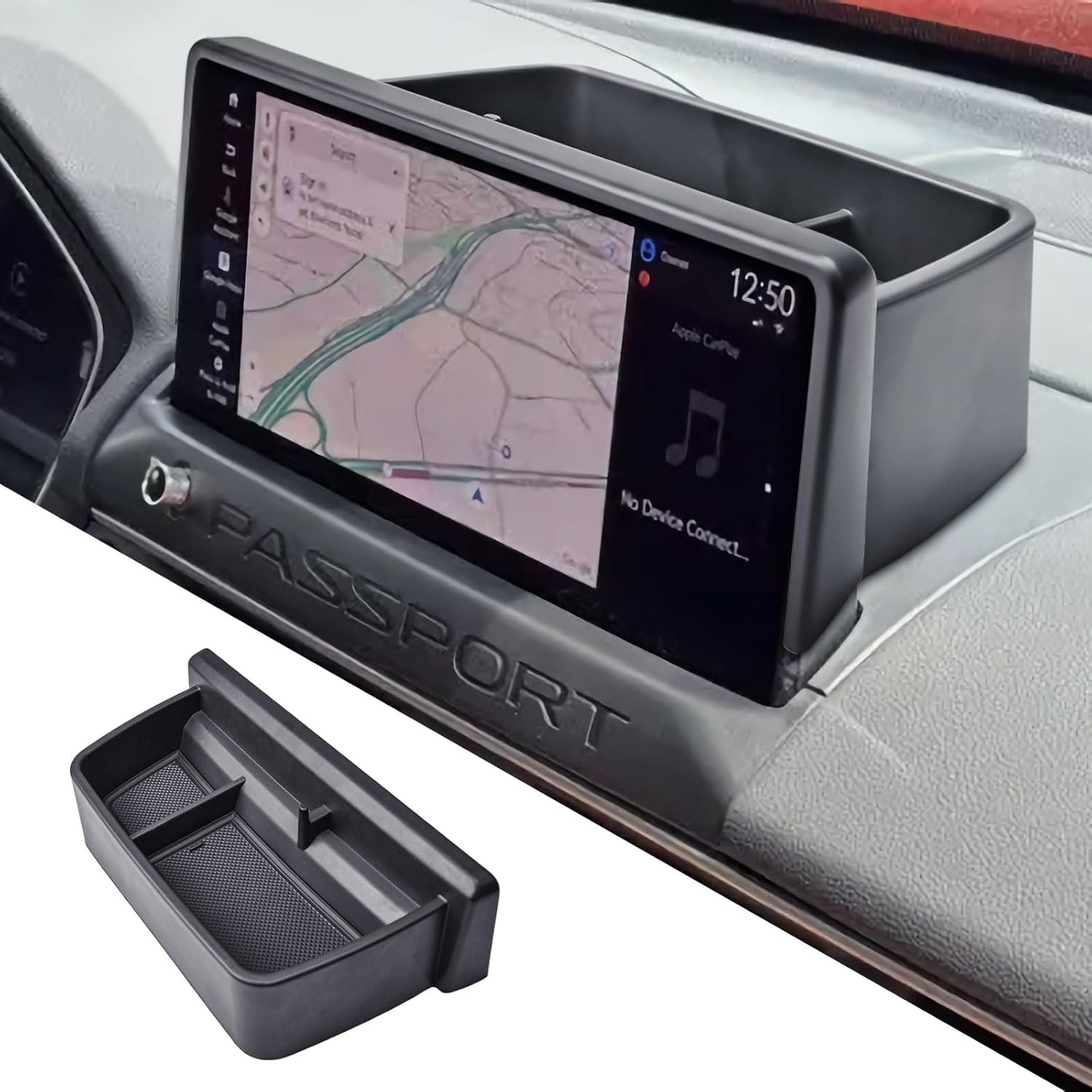RUNROAD Dashboard Storage Organizer Tray Compatible With 2026 Honda Passport Accessories, Dash Board Center Console Tray For Passport Behind Screen
