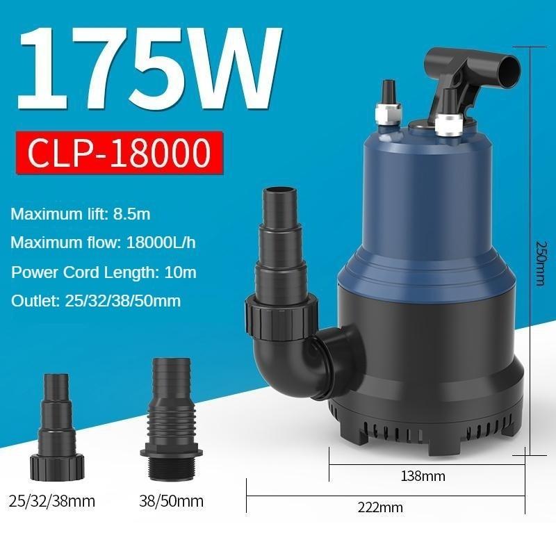 Large Flow Variable Frequency Submersible Pump Aquarium Specific Vertical Pump Fish Pond Silent Pumping Pump