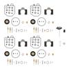 Motorcycle Carburetor Repair Kit with Carb Float Needle Replacement for GL1100 80‑83