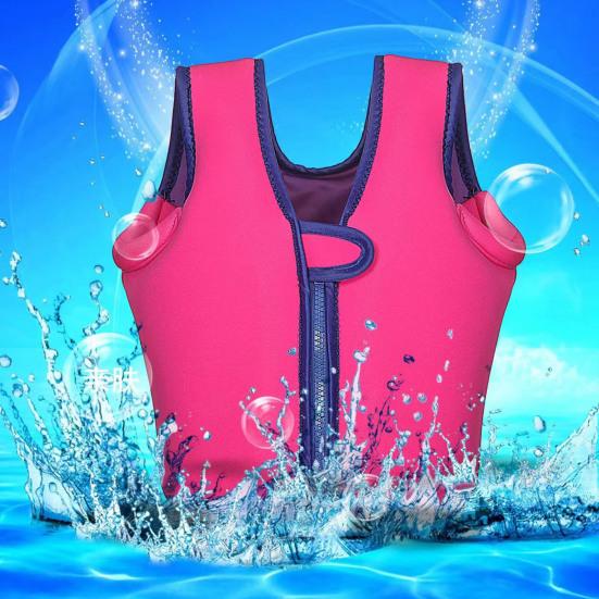 Svømmevest for barn Småbarn Lære å svømme Flytejakke for gutter Jenter Alder 2-10 år Justerbar Svømmetreningsvest for Kajakkpadling Båtliv Vannsport