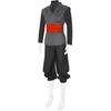Mens Black Cosplay Costume Anime Kung Fu Suit Outfits Uniform Halloween Full Set
