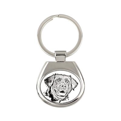 Stabyhoun, Stabijhoun, Fryske Stabij - Keychain with a Dog, Keychain with a Print, Personalized Pendant from the Brand