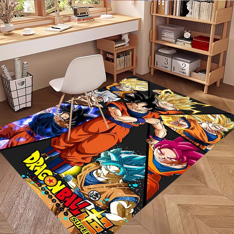 Dragon Ball Print Rug, Washable Floor Carpet, For Entryway Dorm Laundry Room Office Study, Home Decor Birthday Christmas Gift