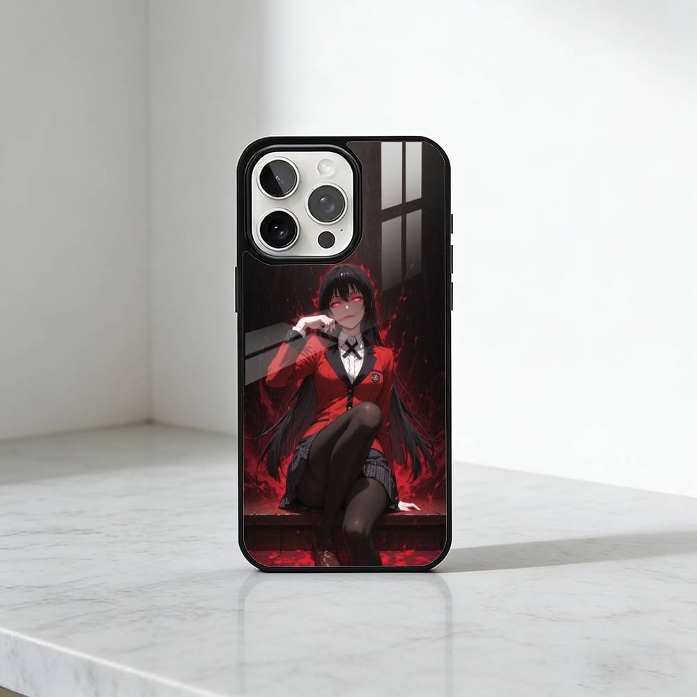 

K-Kakegurui Y-Yumeko Phone Case For iPhone17,16,15,14,13 Plus,Pro Max Magnetic For Magsafe Wireless Charging iPhone17