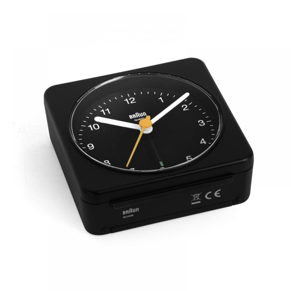 Braun Bc03b Classic Analog Crescendo Alarm Low Noise Public Desk Clock