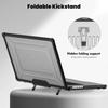 For MacBook Pro 16 inch (2024) (2023) (2021) (A2485 M1 Pro/M1 Max/A2780) Anti-Slip Laptop Case Heat Dissipation PC+TPU Kickstand Cover