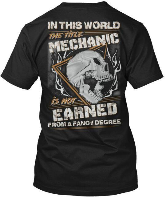 

Mechanic- In This World The Title Mechanic T-Shirt Made in the USA Size S to 5XL 4XL