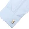 Mila Schon Gold Line Cufflinks and Tie Clip Set (msc10347st)