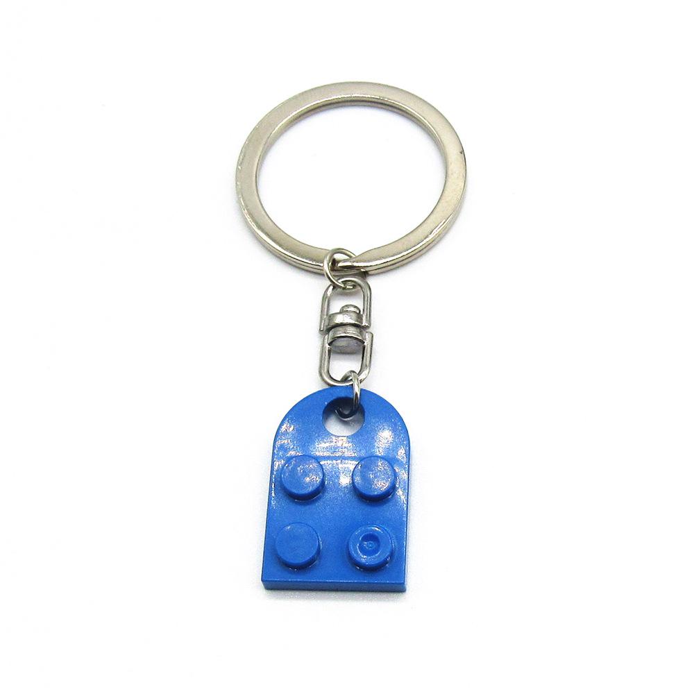 LEGO Heart Puzzle Keychain: European & American Style Building Block for Couples