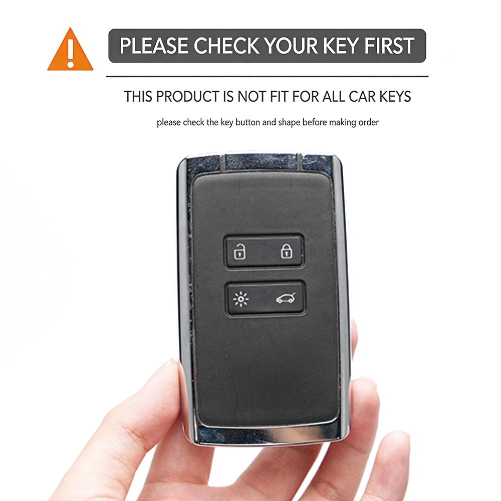 Premium Weiche Silikon Auto Schlüsselhülle Abdeckung Fob Für Renault Captur Koleos Kadjar Arkana Megane Dacia Duster Sandero Stepway
