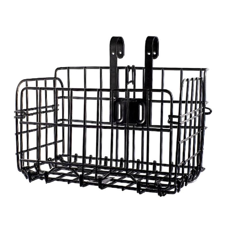 Mountain Bike Folding Hanging Basket Detachable Folding Bicycles Basket Front And Rear Hanging Side Trailer Basket 1