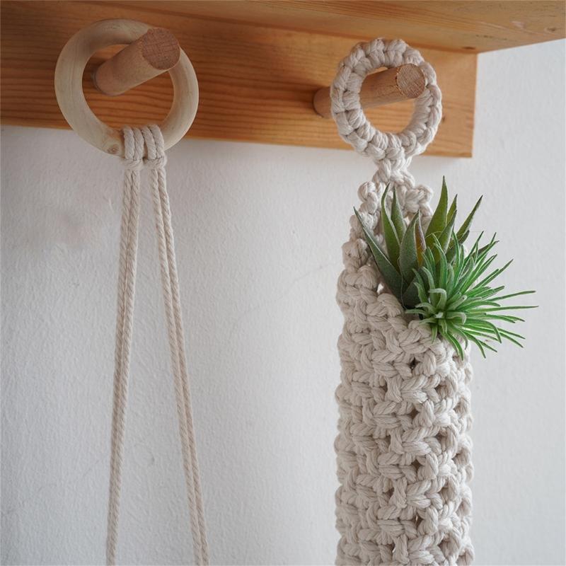 Plant Hanger Hanging Air Pineapples Plant Holder Wall Plant Flower Handmade Basket Display Stand Home Decorations