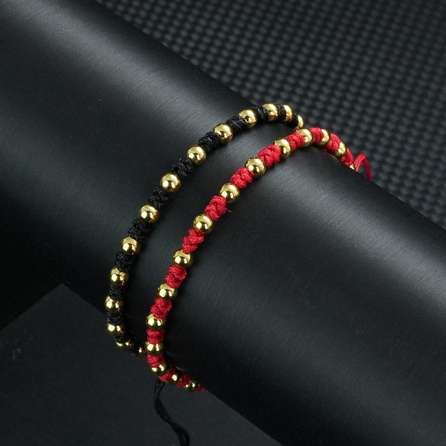 Noter Hand Woven Rope Bracelet Unisex Classic Chinese Knot Lucky Cord Adjustable Black Red Team Building Cheerleader Accessories