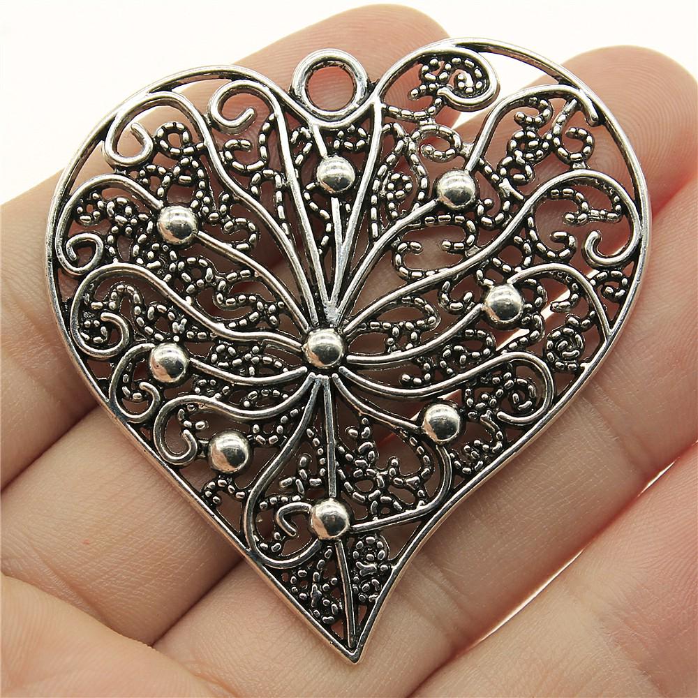 2 Stück Charms Mandala Muster Für Schmuckherstellung Schmuckzubehör Zubehör Antik Silber Farbe Mandala Charms Anhänger
