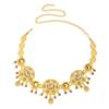 Inlaid Diamond Fringe Belt Alloy Fringe Waist Chain Vintage Waist Chain Belt  For Weddings