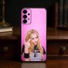 Star Singer Avril Lavigne Phone Case For Samsung S25,24,23,22,30,21,10,9,Ultra,Plus,Lite Soft Black Case