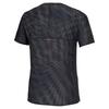 Dry Aeroflow Short Sleeve Training Breathable Size 32MAB020 Men's T-Shirt, Fabric, Quick-Drying, Black,
