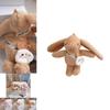 Adorable Plush Rabbit Keychain Doll Perfect For Miniature Backpack Accessories And Gifts