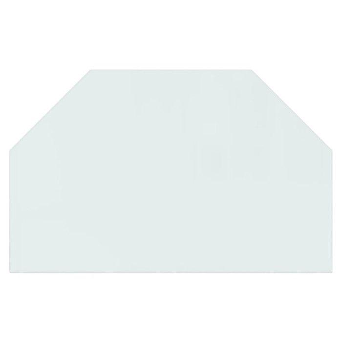 VidaXL Glass Plate for Hexagonal Fireplace 80x50 Cm 324139